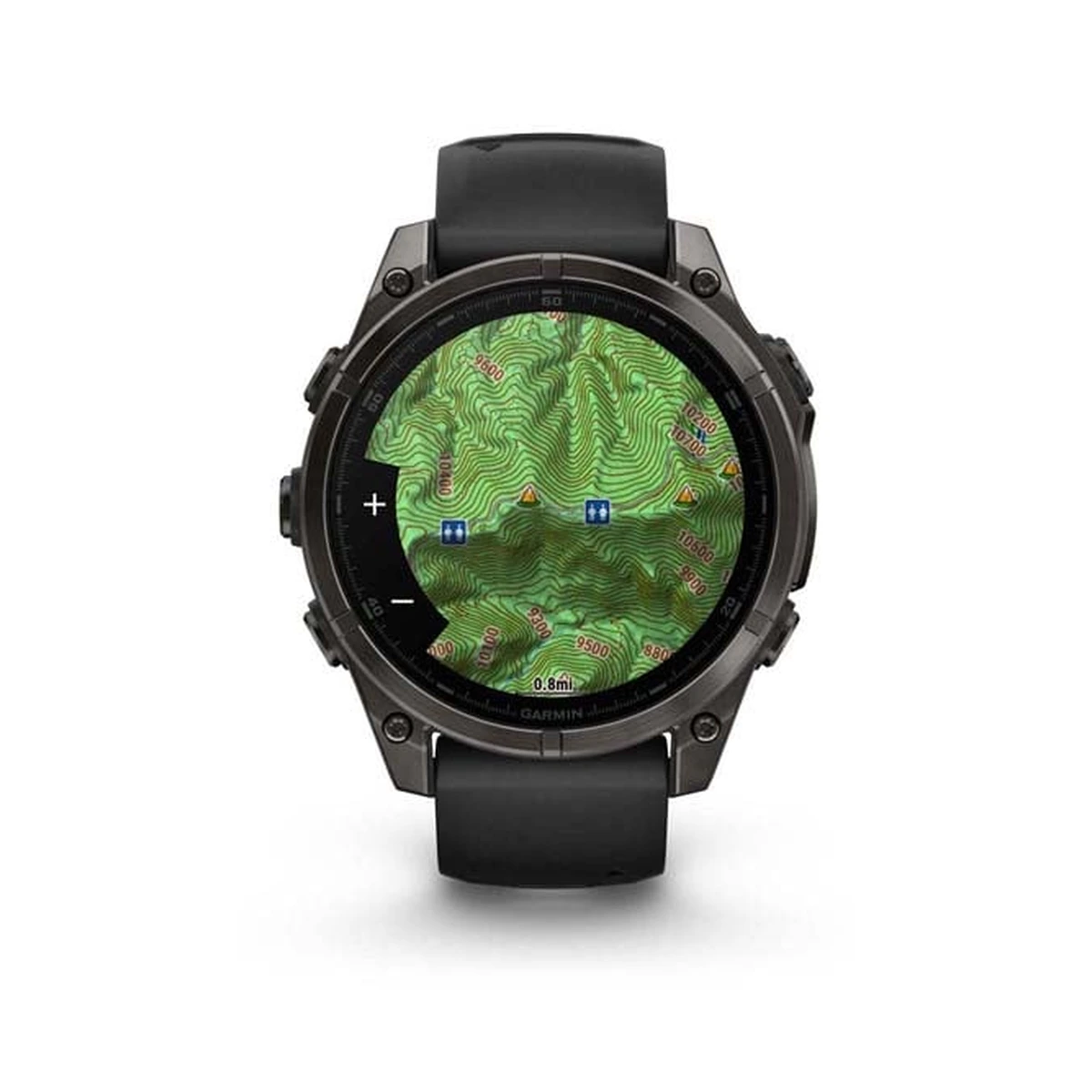 Fenix 8 47 mm AMOLED  Carbon Gray DLC Titanium, фото 2