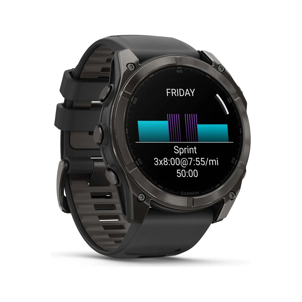 Fenix 8  Carbon Gray DLC Titanium, фото 2