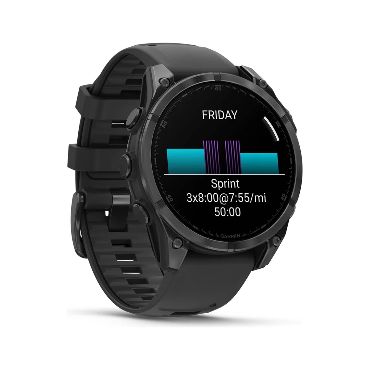 Fenix 8 47 mm AMOLED  Charcoal Black, фото 3