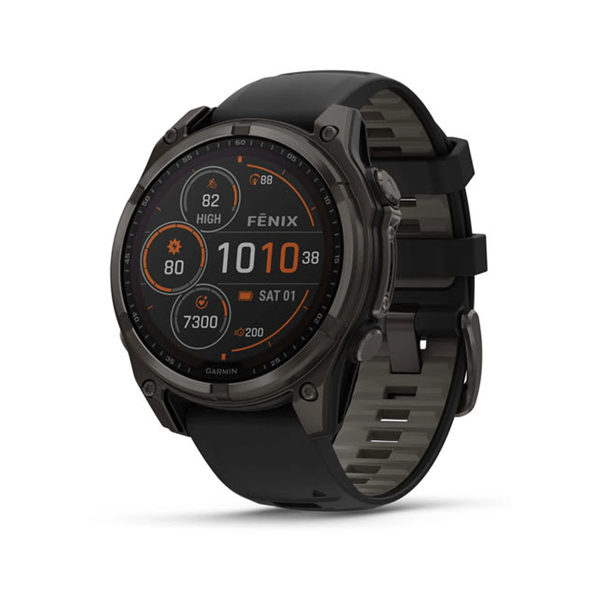 Fenix 8  Carbon Gray DLC Titanium, фото 1