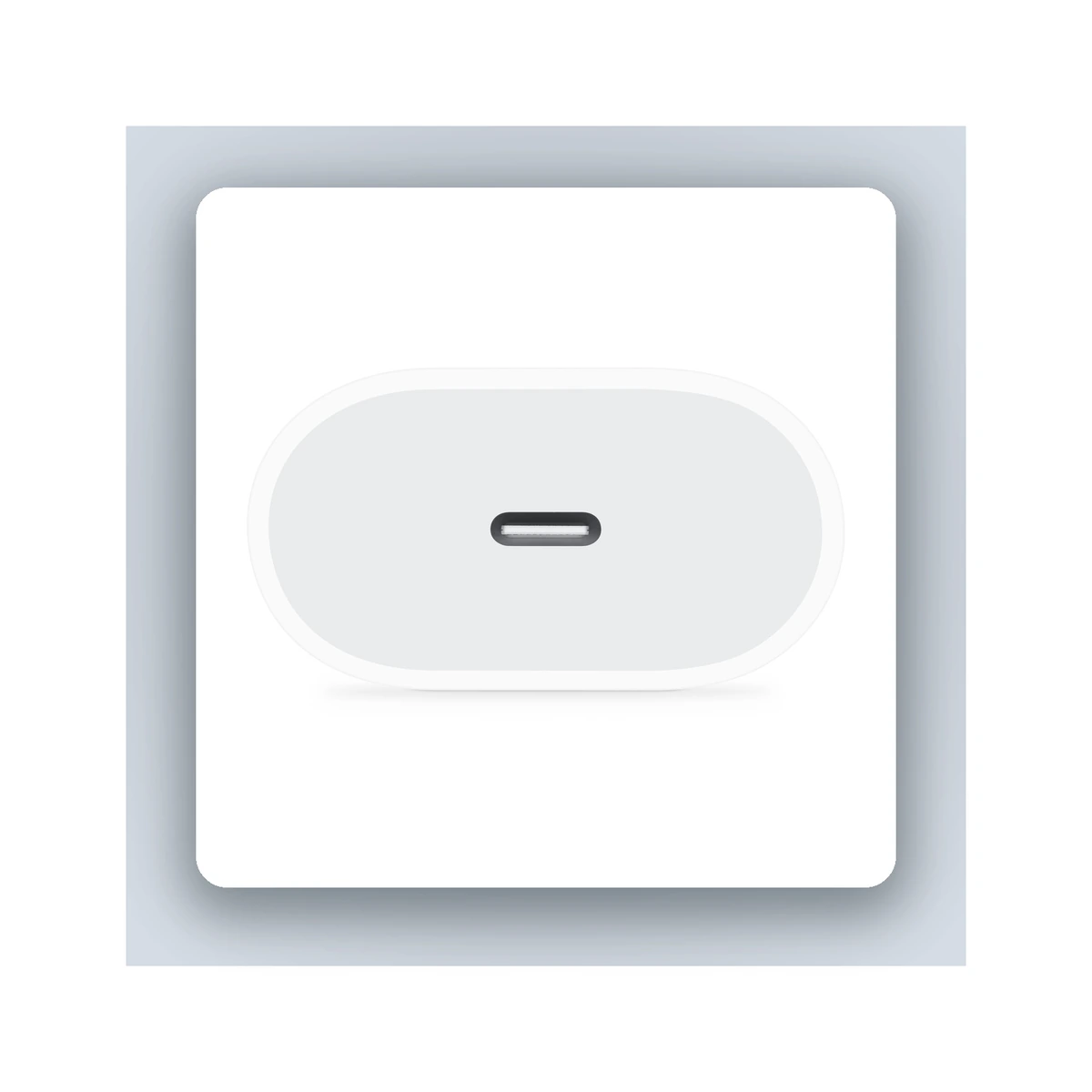 20W USB-C Power Adapter (EU)  White, фото 2