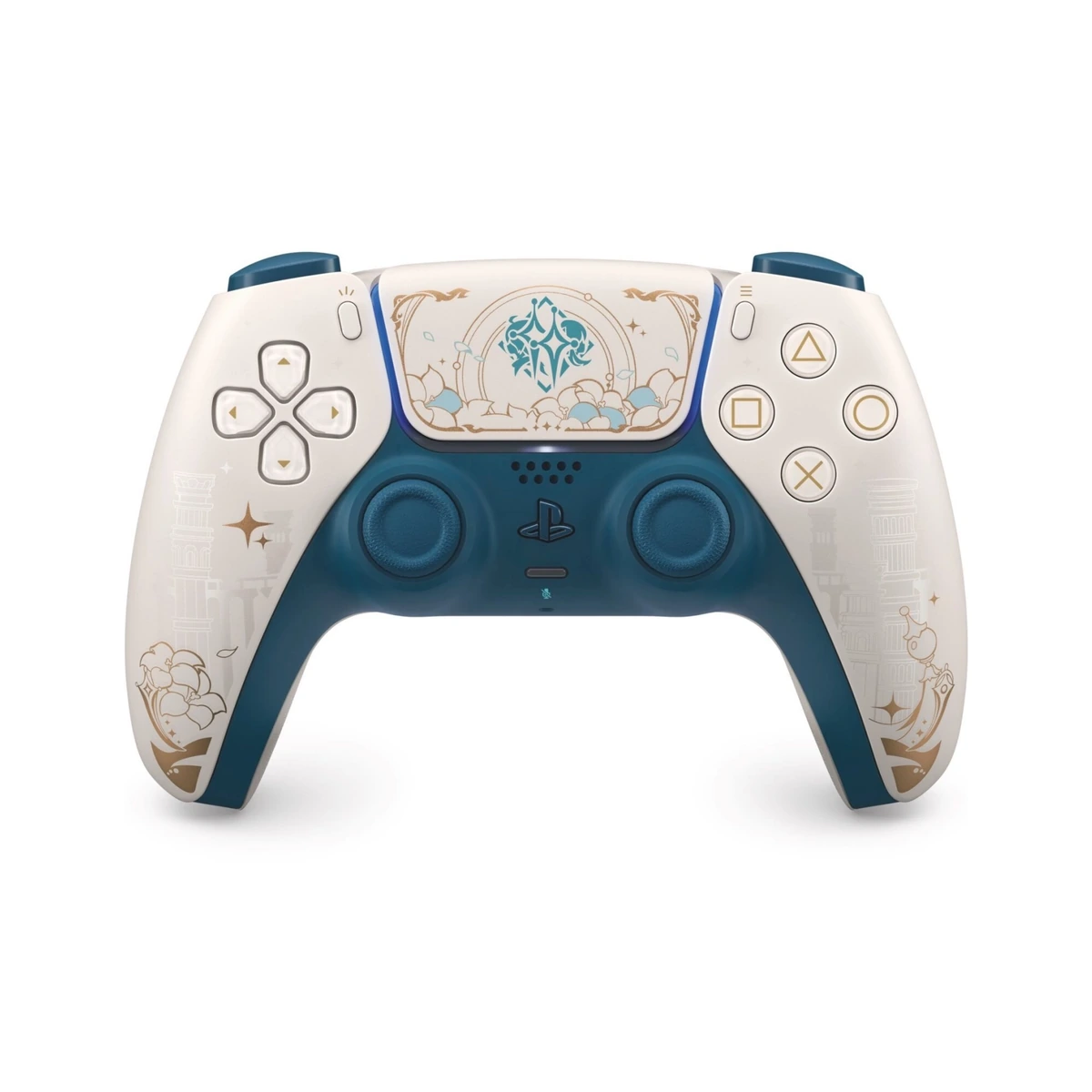 DualSense Genshin Impact  Ethereal White / Gold, фото 1