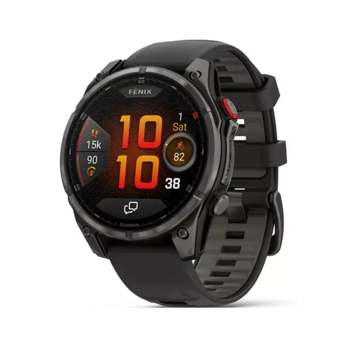 Fenix 8 Pro 51mm AMOLED  Carbon Gray DLC Titanium, фото 1