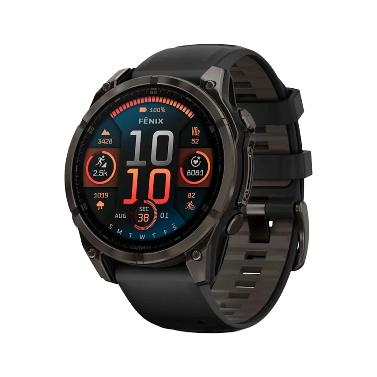 Fenix 8 47 mm AMOLED  Charcoal Black, фото 1