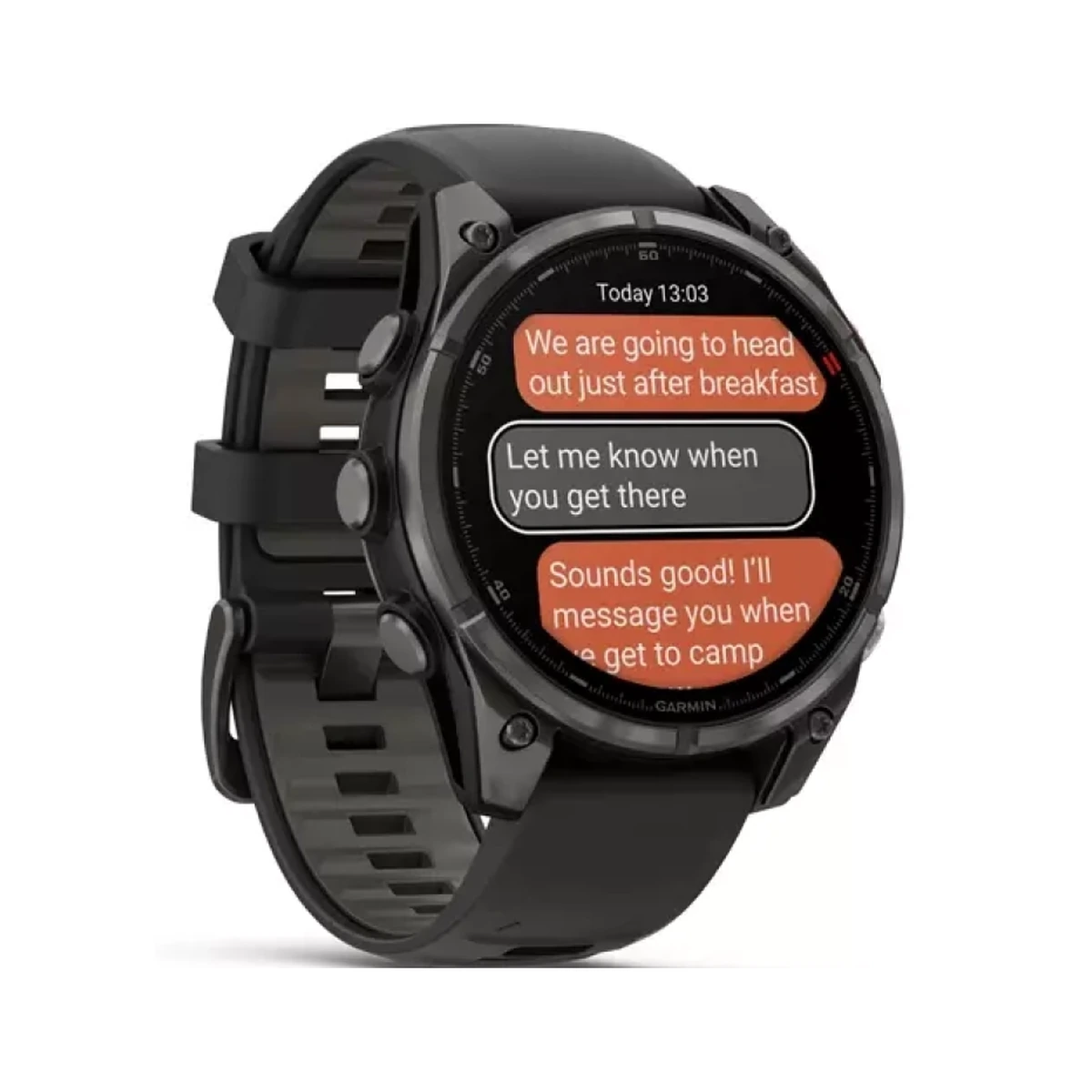 Fenix 8 Pro 51mm AMOLED Carbon Gray DLC Titanium, фото 3
