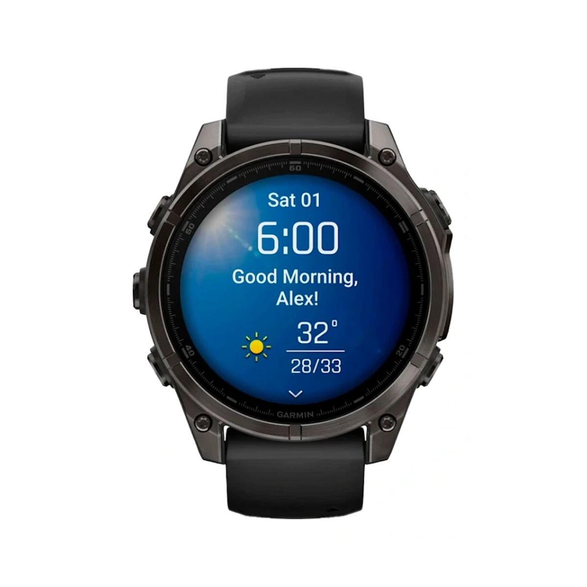 Fenix 8 47 mm AMOLED  Charcoal Black, фото 2