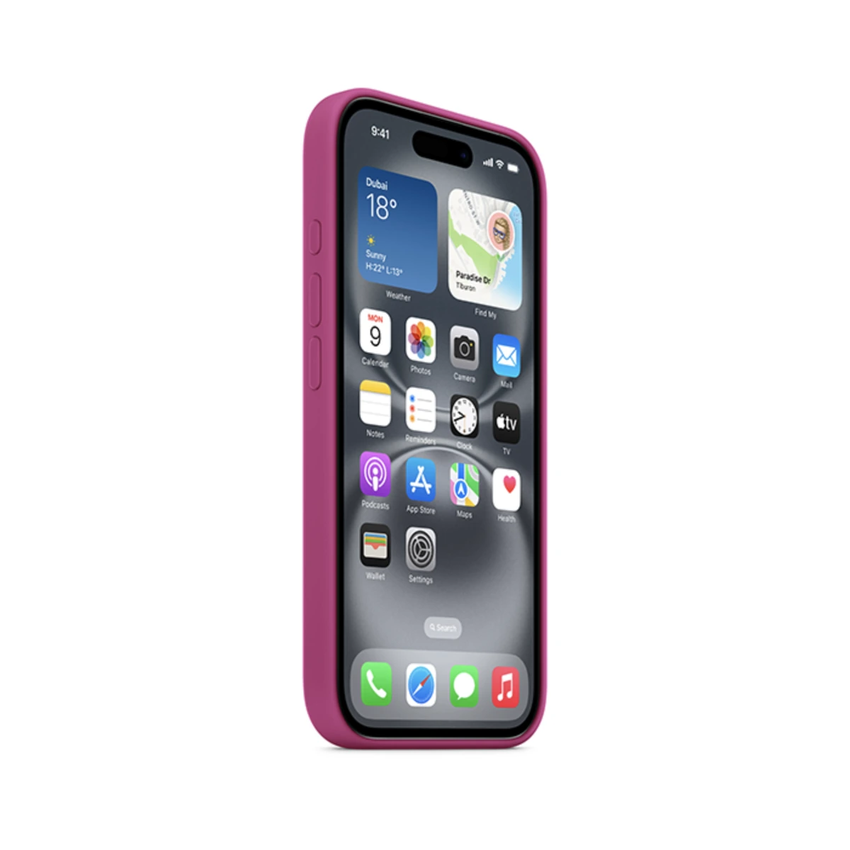 Чехол iPhone 16 Pro Fuchsia, фото 1