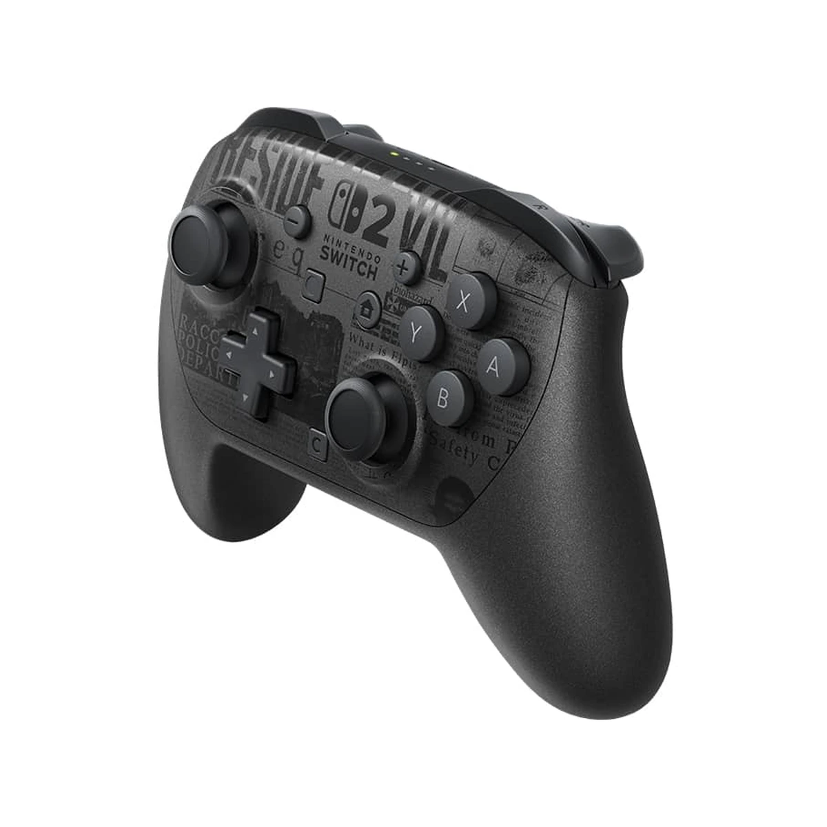 Switch 2 Pro Controller Resident Evil Requiem Edition Gunmetal Black, фото 2