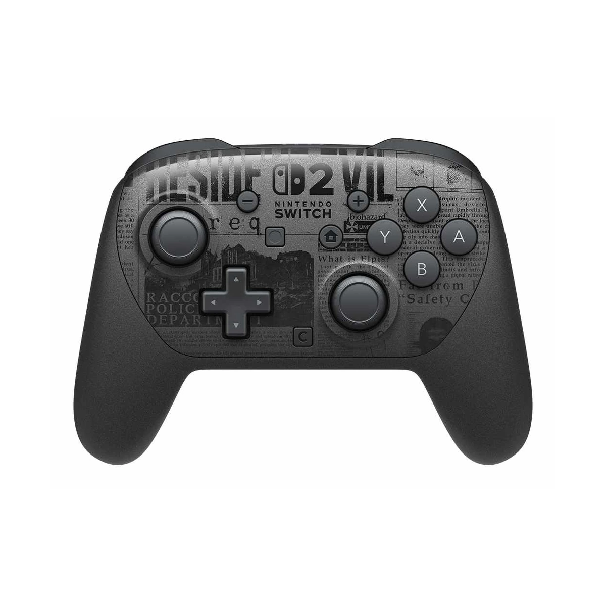 Switch 2 Pro Controller Resident Evil Requiem Edition  Gunmetal Black, фото 1