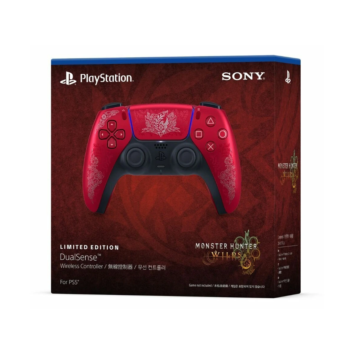 DualSense Monster Hunter Black / Red, фото 2