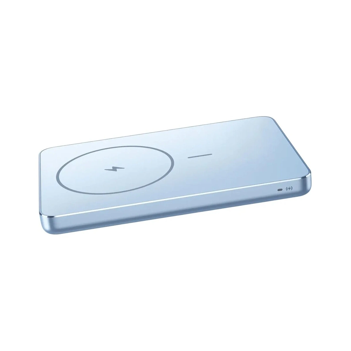 Super Slim Magnetic Power Bank 5000 Blue, фото 2
