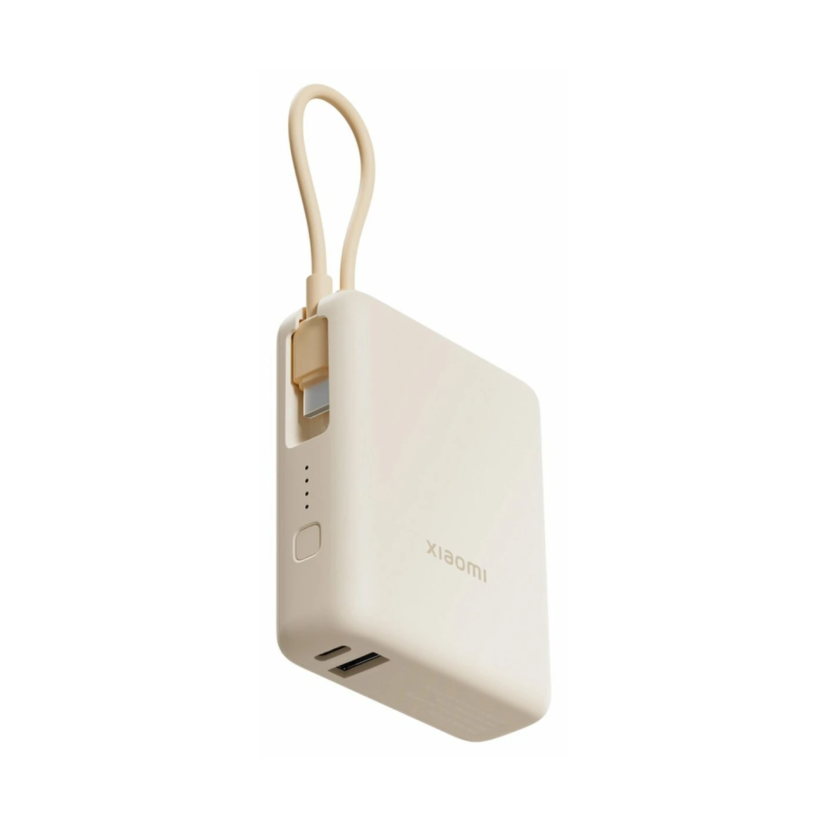 Power Bank 10000 45W (Integrated Cable, Display)  White, фото 1