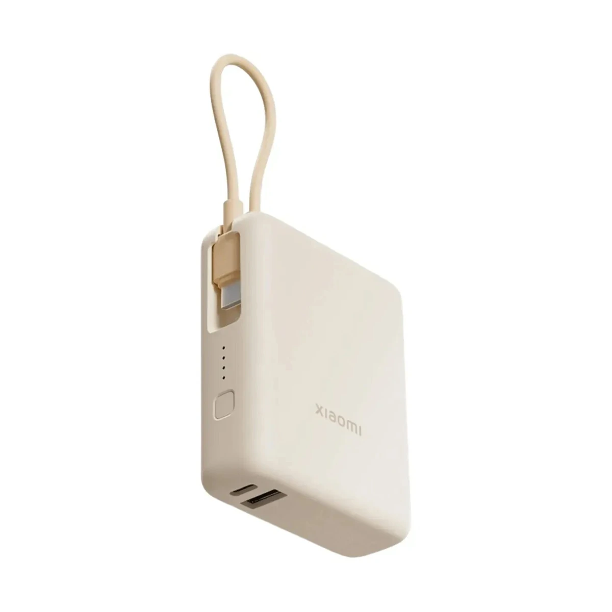 Power Bank 10000 45W (Integrated Cable, Display)  White, фото 2