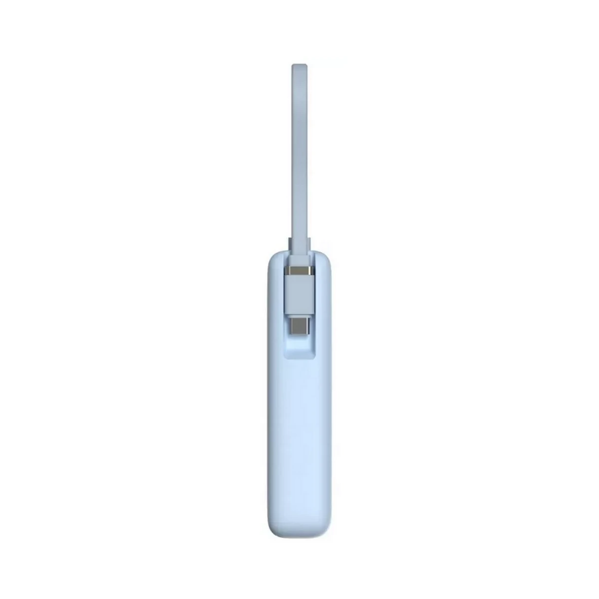 67W Power Bank 10000 (Integrated Cable) Light Blue, фото 1